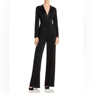 Jay Godfrey Roland Black Tuxedo Jumpsuit